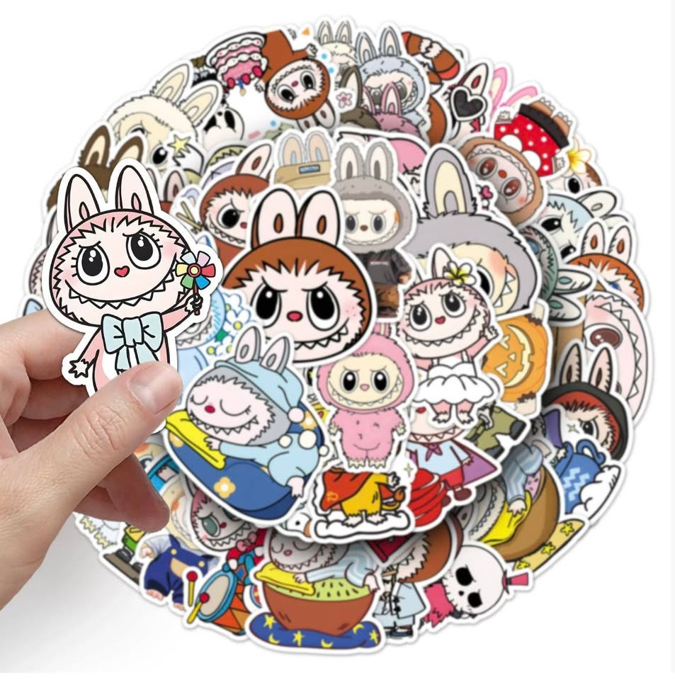 Labubu Sticker Pack (50 pieces)