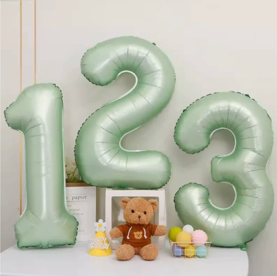Jumbo Green Number Balloon