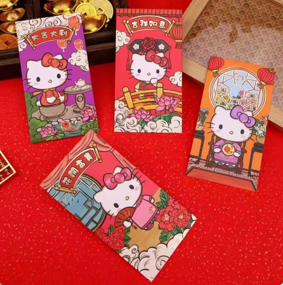 Hello Kitty Red Envelope Set (Dynasty Princess)