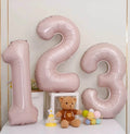 Jumbo Baby Pink Number Balloon