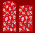 Labubu Characters Red Pocket Set