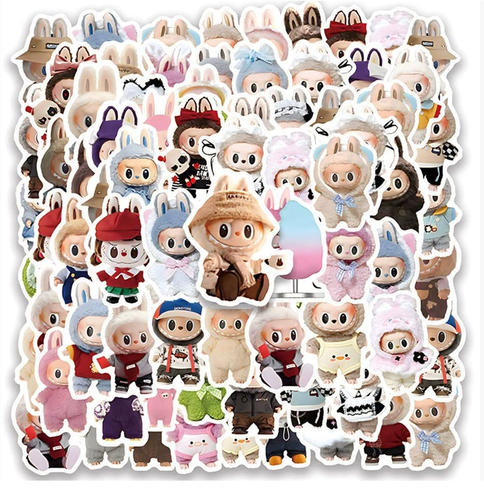 Labubu Sticker Pack (50 pieces)