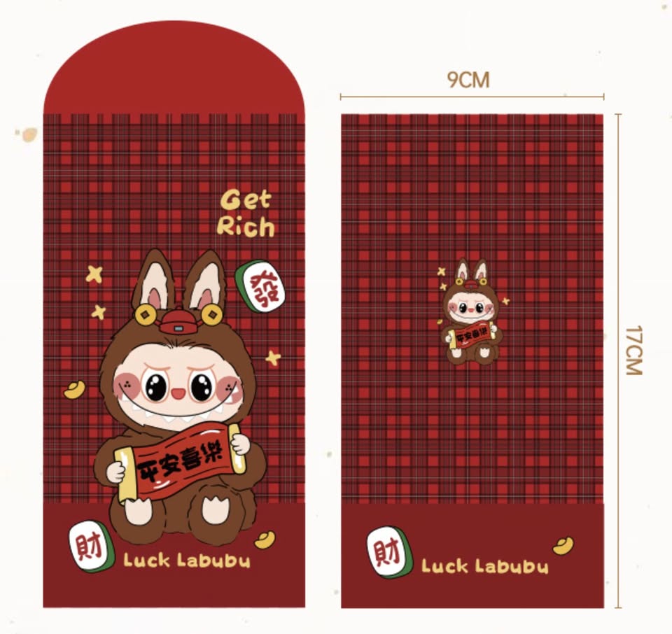 Labubu Get Rich Red Pocket Pack