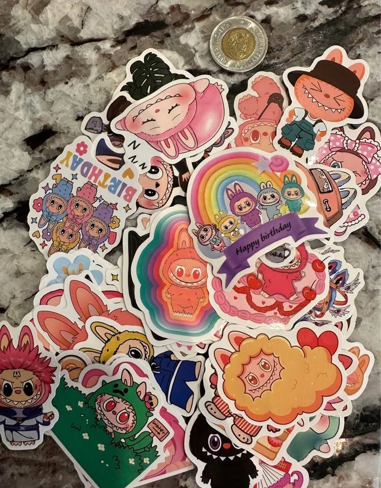Labubu Sticker Pack (50 pieces)