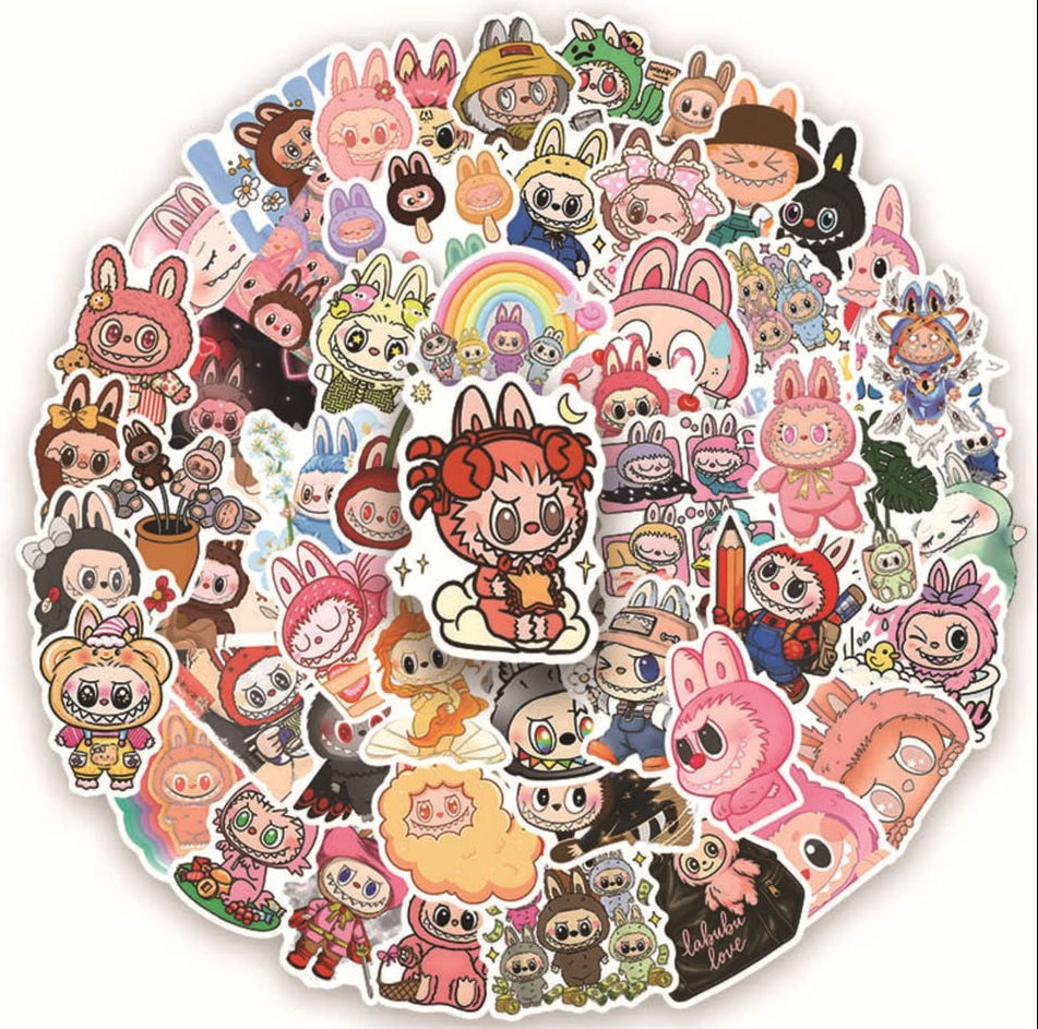 Labubu Sticker Pack (50 pieces)