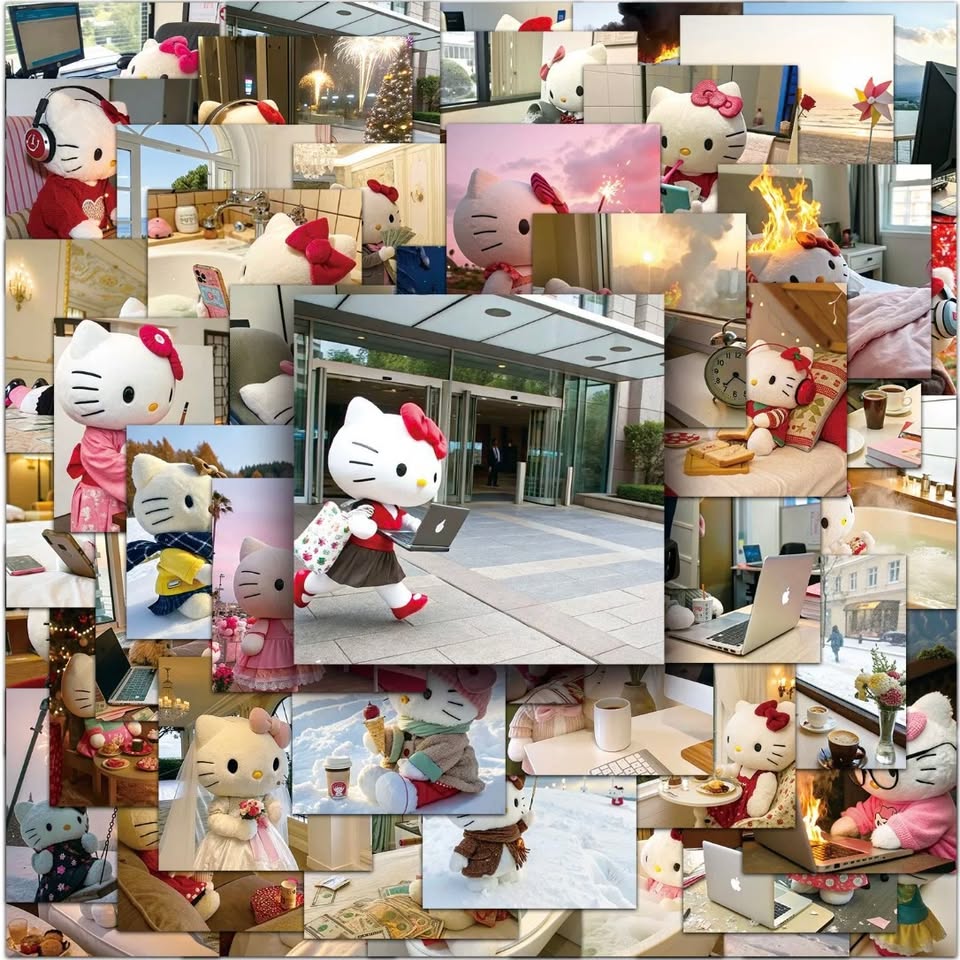 Hello Kitty Daily Life Sticker Pack