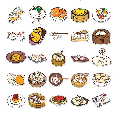 Dim Sum Sticker Pack (50 pieces)