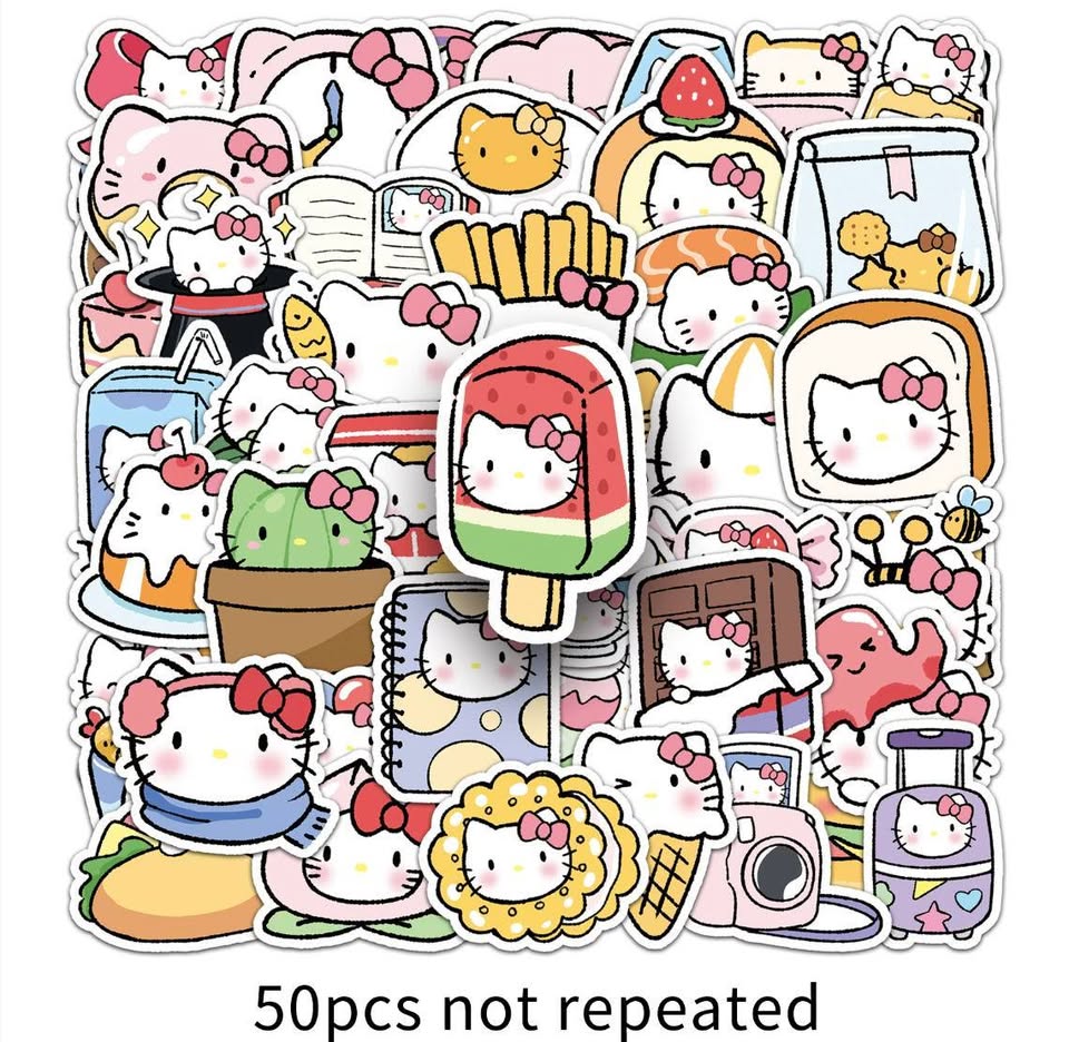 Hello Kitty Sticker Pack (50 pieces)