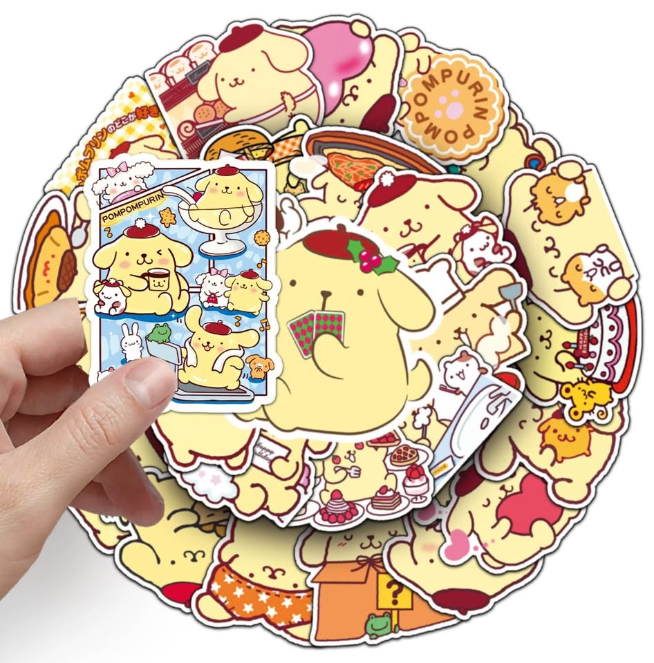 Pompompurin Sticker Pack (50 pieces)