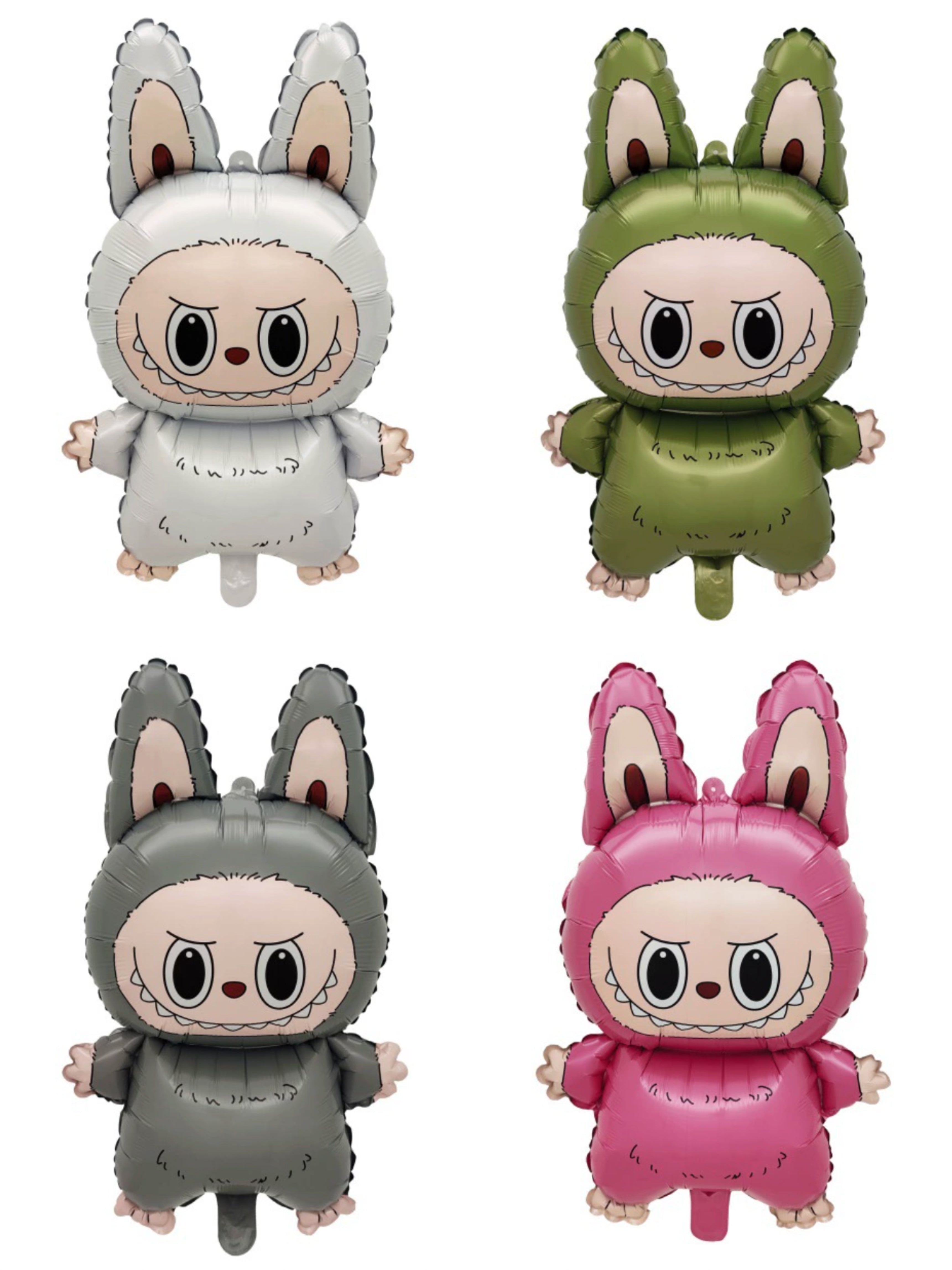 Labubu Foil Balloon Set of 4