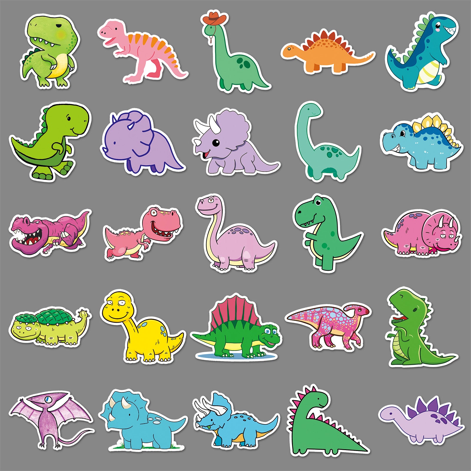 Dinosaur Sticker Pack (50 pieces)