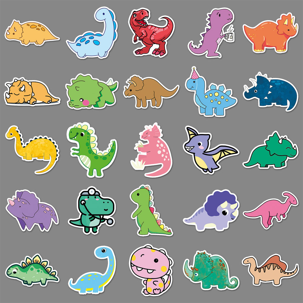 Dinosaur Sticker Pack (50 pieces)