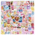 Cute Snack Sticker Pack (100 pieces)