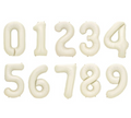 Jumbo Cream Number Balloon